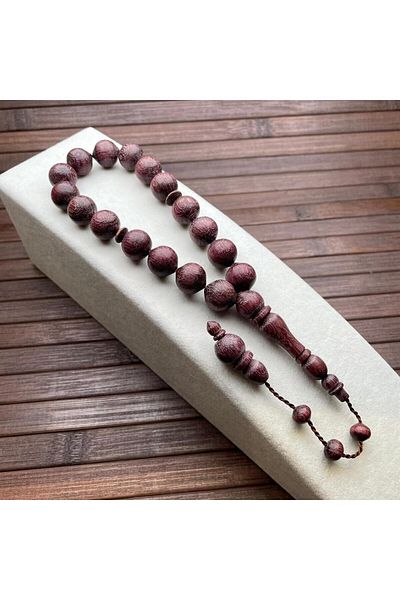 dergah tesbih Efe Mascot - Purple Rosewood Prayer Beads