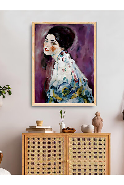 woodhomeworks Tek Bohem Salon Ofis Dekor Tablo Pembe Çingene Ttk