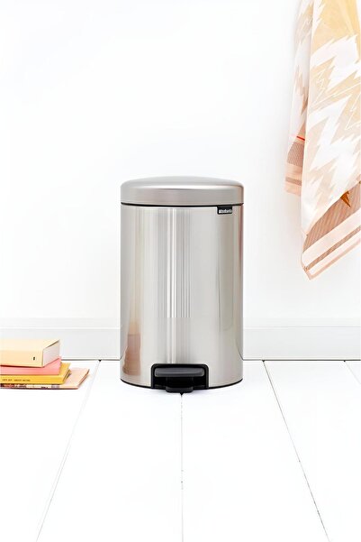 Brabantia 12 Liters Pedal Bin Newicon Fpp Matt Steel Trash Can