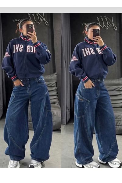 Köstebek Wide Leg Loose Comfortable Trousers