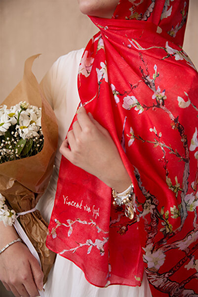 diorel Van Gogh İpek Vual Şal