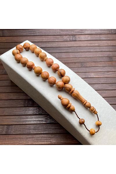 dergah tesbih Efe Mascot Rosary - Olive Tree Design