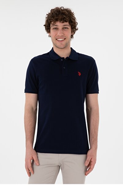 U.S. Polo Assn. Ανδρικό μπλουζάκι με λαιμόκοψη Polo Assn Polo Slim Fit Basic