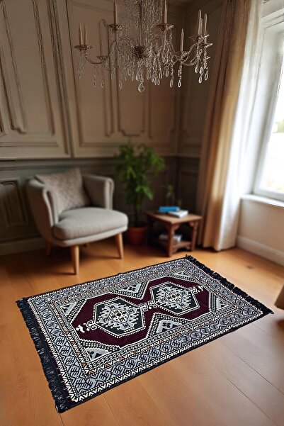 mdhomecarpet Anadolu Şark Köşesi Halısı - Otantik Kilim Desenli, Doğal Dokulu...