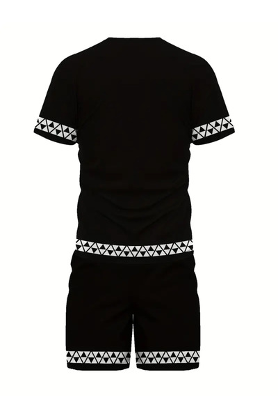 bellanova Tshirt and Shorts Set, Lace-Up Printed