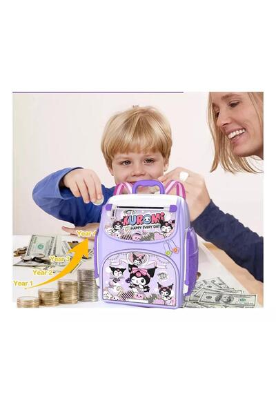 bilger Parmak İzi Simülasyon'lu Şifreli müzikli çanta Kumbara