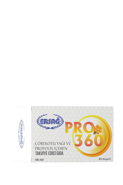 Ersağ Pro 360 60 Kapsül - Yeni Ambalaj Ve Tarihli Er-say Grup