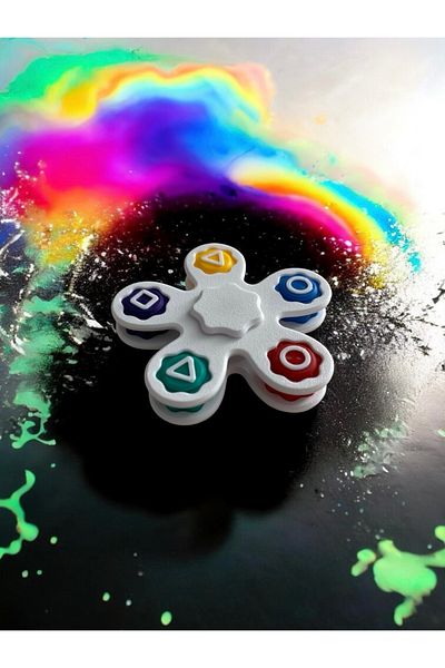 HF DESIGNER Squid Game Five Stones Game + Stress Wheel Two in One (Product with Video)