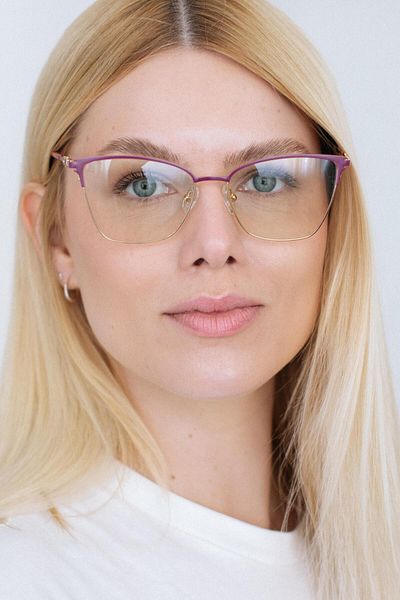 Bilge Karga Kawru Dark Purple Blue Light Protective Glasses