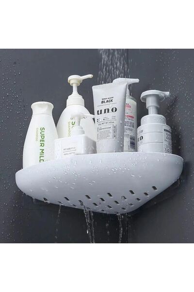 Citim Yapışkanlı Banyo Köşeliği Rafı-banyo Düzenleyici Askılığı-duvar Duş Raf...