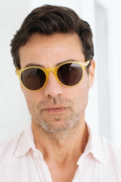 Bilge Karga Mateo Yellow Green Men's Sunglasses
