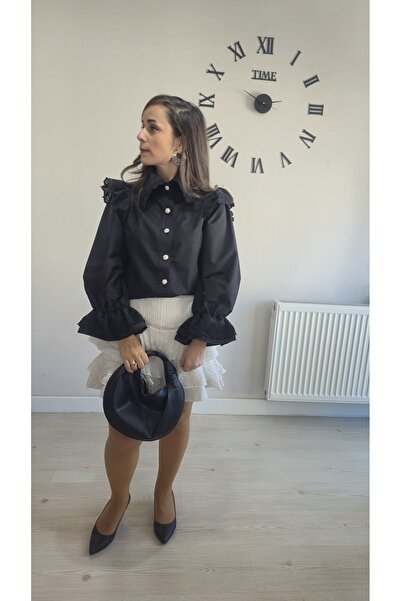 Butik Fisto Detaylı Tasarim Gömlek