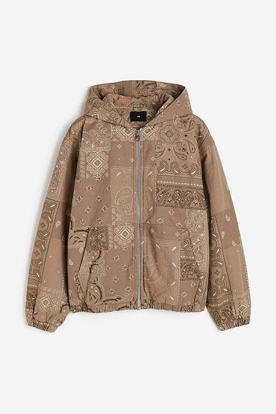 H&M Loose Fit Hooded canvas jacket