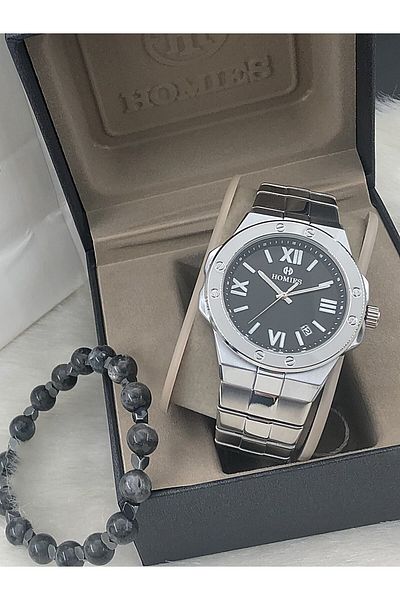 Homies Homies Men's Wristwatch Natural Stone Bracelet with Gift Hms- 202505634