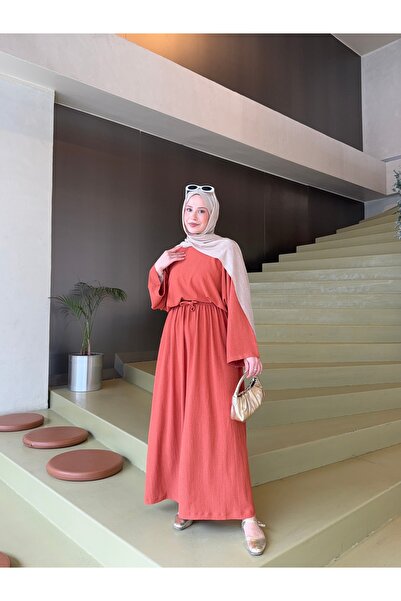 Moda Lippa Cinnamon Wrapped Skirt Casual Suit