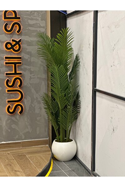 İremÇiçekçilik Yapay Çiçek Uygula Yapay Ağaç Salon Çiçeği 18 Yaprak 200 Cm