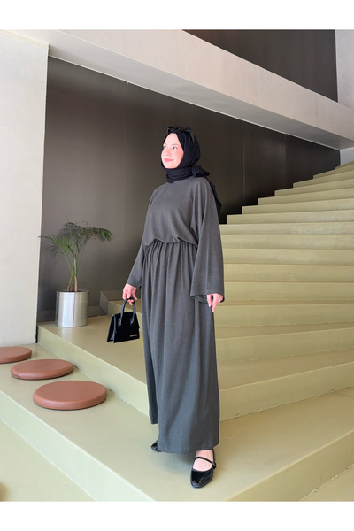 Moda Lippa Khaki Wrap Skirt Loose Suit