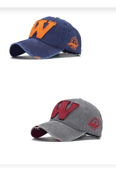 WOHOME Unisex Antique W Hat Set of 2