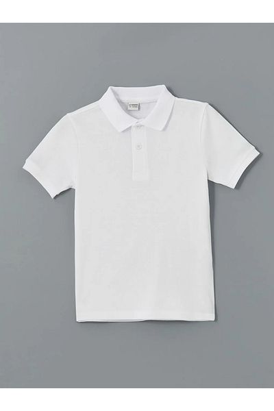 LC Waikiki Tricou LCW alb cu guler polo pentru băiat pe 23 aprilie
