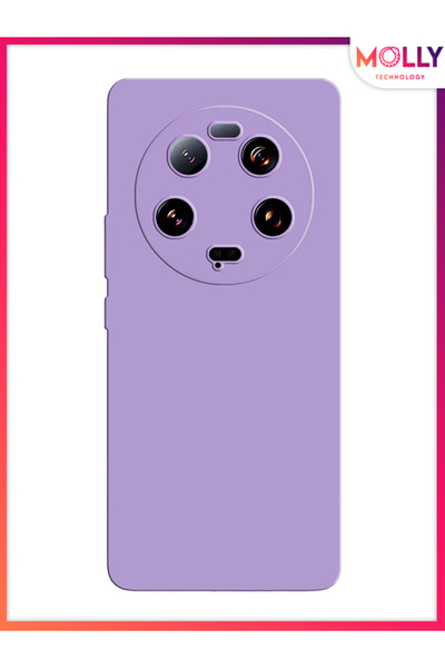 Molly Xiaomi Mi 13 ULTRA İçin Lila Liquid İçi Kadife Silikon Kılıf