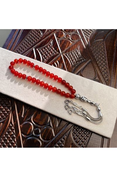 dergah tesbih Agate Ak122 Natural Stone Rosary