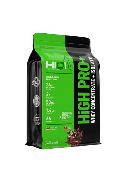 HIQ NUTRITION Hiq High Pro+ 2 kg Brownie Flavored