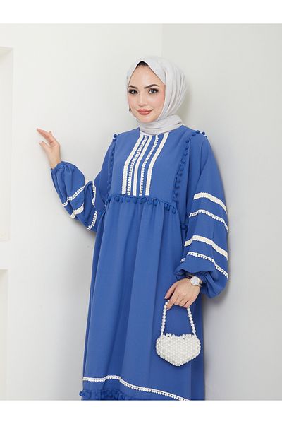 VOLT CLOTHİNG Γυναικείο φαρδύ φόρεμα με ρίγες