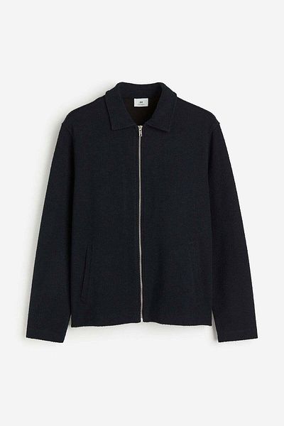 H&M Regular Fit Bouclé jersey jacket