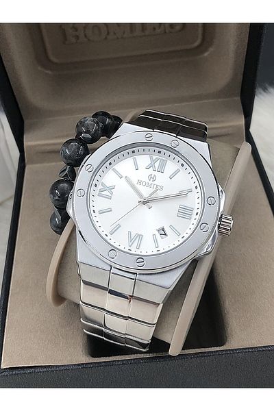 Homies Homies Men's Wristwatch Natural Stone Bracelet with Gift Hms- 202505636