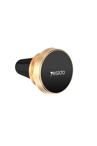 Yesido حامل هاتف مغناطيسي C57 لفتحة تهوية السيارة (ذهبي)