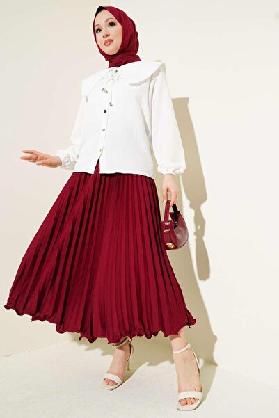 YILMAZBARMAZ γυναικείο πουκάμισο με κέντημα στο γιακά