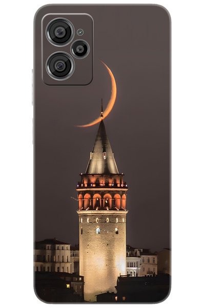 CASPER Via X30 / X30 PLUS Uyumlu Kılıf Desen Baskılı Silikon Galata Kulesi STK:673 CP-IqDZGbh