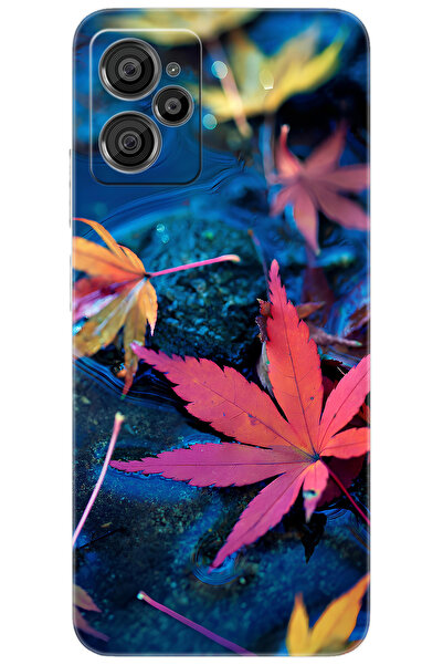 CASPER Via X30 / X30 PLUS Uyumlu Kılıf Desen Baskılı Silikon Yapraklar STK:702 CP-yxri9gX