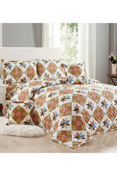 Generic Compressed Comforter Set Twin Size Tow color, 4 Pieces, Single Size 160x210cm
