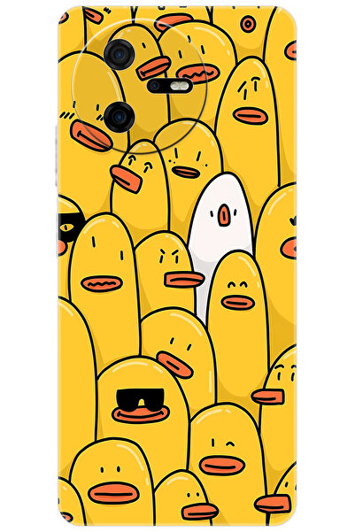 CASPER Via A40 Uyumlu Kılıf Desen Baskılı Silikon Cool Ördek STK:650 CP-U4LCrKs