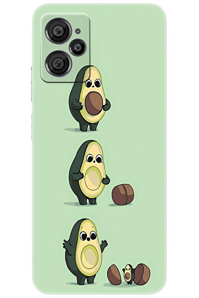 CASPER Via X30 / X30 PLUS Uyumlu Kılıf Desen Baskılı Silikon Avakado STK:618 ...