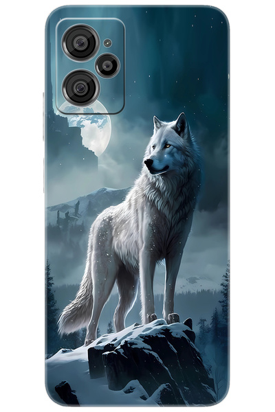 CASPER Via X30 / X30 PLUS Uyumlu Kılıf Desen Baskılı Silikon Kurt STK:683 CP-UXAq1Tr