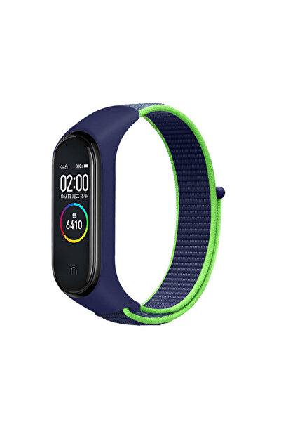 Nezih Case Xiaomi Mi Band 5/6/7 Uyumlu Hasır Saat Kordonu