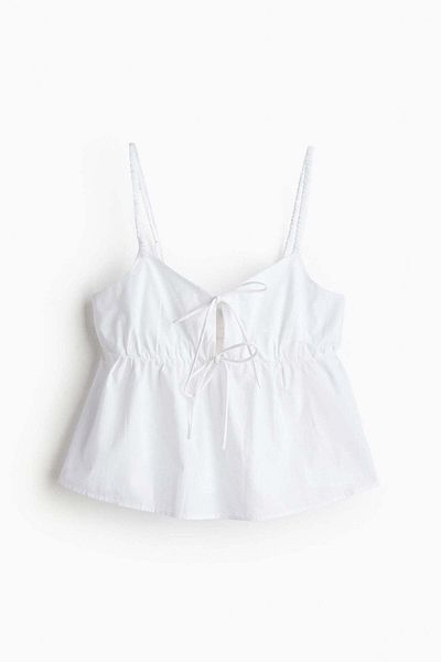 H&M Tie-detail strappy top