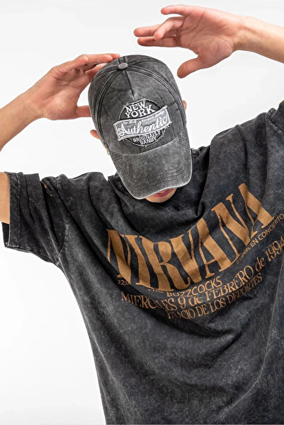 Bravebell Prana Nirvana uniseks oversize majica sa štampom na leđima