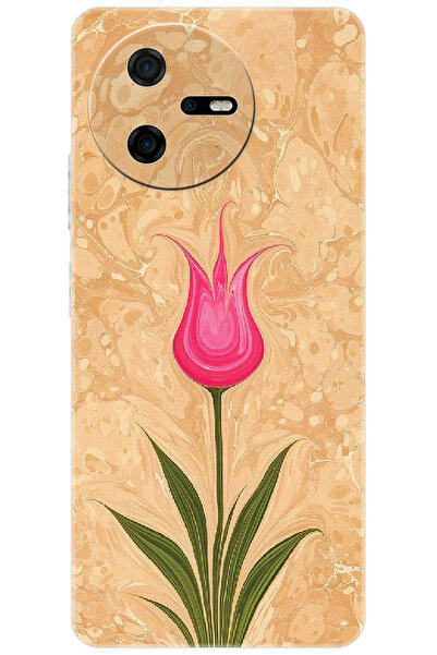 CASPER Via A40 Uyumlu Kılıf Desen Baskılı Silikon Lale Tasarım STK:544 CP-ZqeDOfK