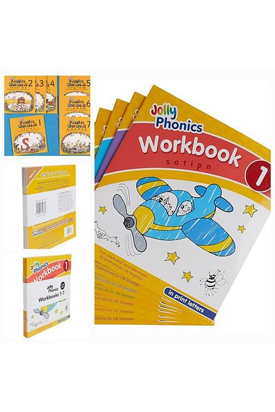 TEC Discover the Jolly Phonics Homework and Activities Collection 7 Basic Books + 7 Exercises