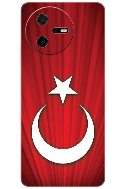 CASPER Via A40 Uyumlu Kılıf Desen Baskılı Silikon Türk Bayrağı Tasarım STK:382 CP-tlIkpTa