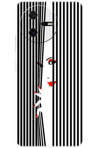 CASPER Via A40 Uyumlu Kılıf Desen Baskılı Silikon Saklambaş Art Style STK:735 CP-uZpsjZe