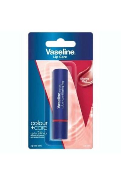 Vaseline Lip Care 3g Kissing Red (065941) --- Vaseline Lip Care Moisturizer 3g Lipstick