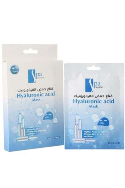 Spa System - Hyaluronic Acid Face Mask, 5 x 28 ml