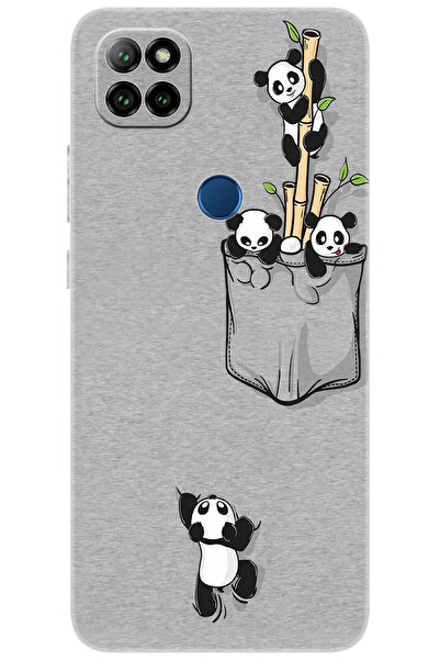 CASPER Via E30 / E30 PLUS Uyumlu Kılıf Desen Baskılı Silikon Pandalar STK:749 CP-b2IFAAy