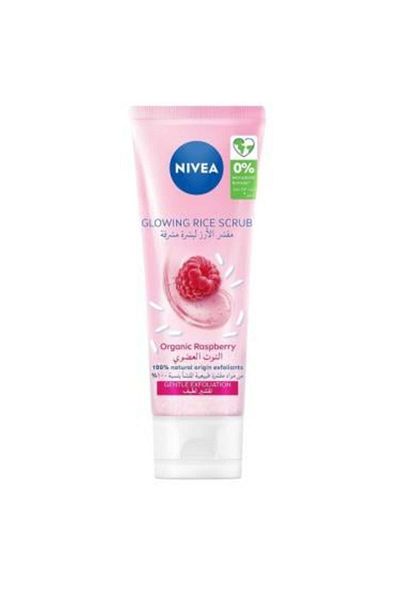 NIVEA Rice Scrub for Radiant Skin with Raspberry - 75 ml