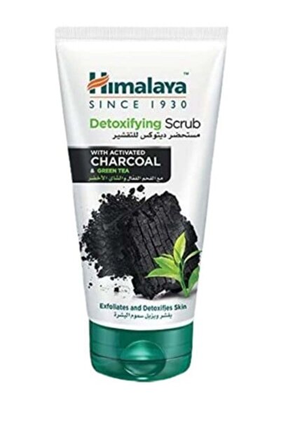 Himalaya هيمالايا مستحضر ديتوكس للتقشير بالفحم الفعال والشاي الأخضر- 150 مل