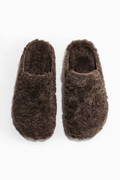 H&M Teddy slippers